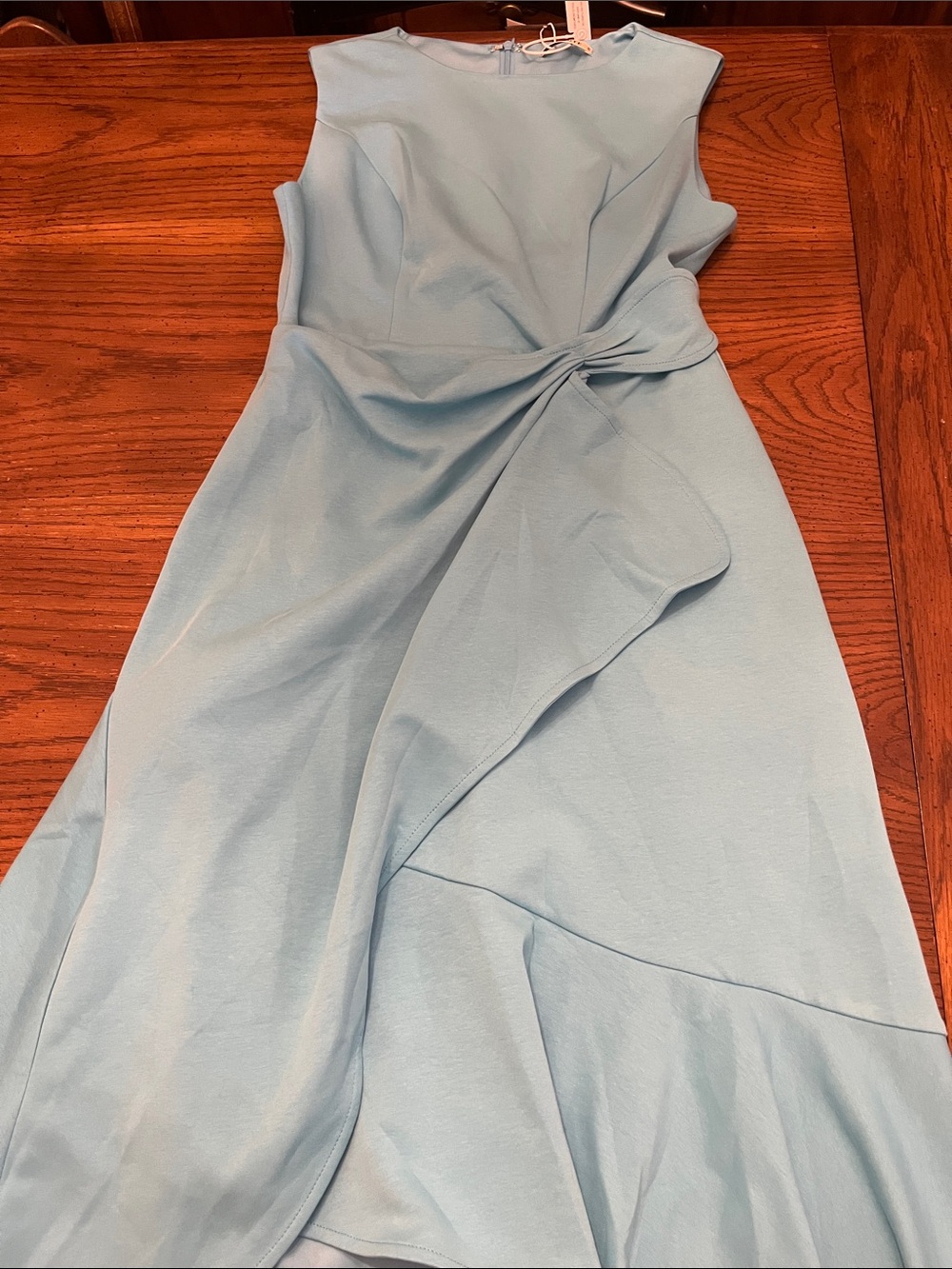 Fehaute Sleeveless Midi A-line Dress with Waist Twist, size 6, new with tags